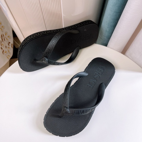 Replica Versace Slippers For Women #1069745 $48.00 USD for Wholesale