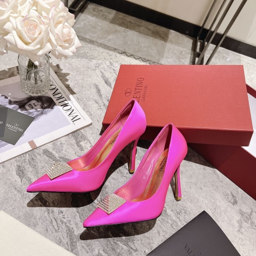 Replica Valentino High-Heeled Shoes For Women #1069789 $100.00 USD for Wholesale