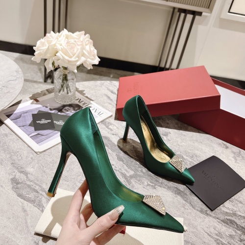 Replica Valentino High-Heeled Shoes For Women #1069792 $100.00 USD for Wholesale