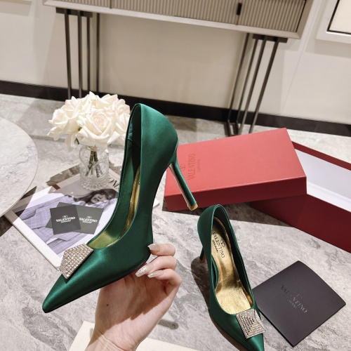 Replica Valentino High-Heeled Shoes For Women #1069792 $100.00 USD for Wholesale