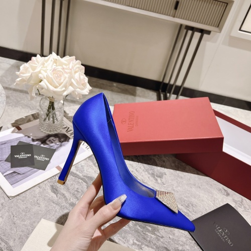 Replica Valentino High-Heeled Shoes For Women #1069793 $100.00 USD for Wholesale