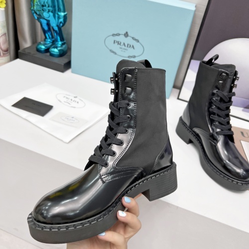 Replica Prada Boots For Women #1069973 $105.00 USD for Wholesale