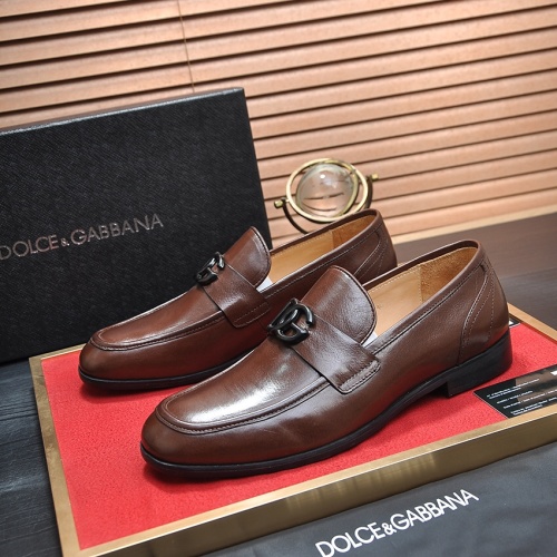 Dolce &amp; Gabbana D&amp;G Leather Shoes For Men #1070083 $108.00 USD, Wholesale Replica Dolce &amp; Gabbana D&amp;G Leather Shoes