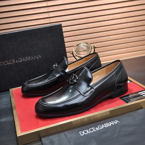 Dolce & Gabbana D&G Leather Shoes For Men #1070085