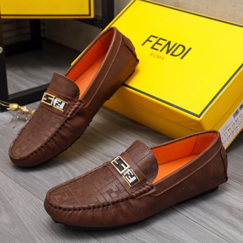 Fendi Leather Shoes For Men #1070101