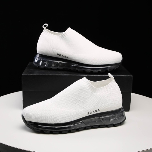 Replica Prada Casual Shoes For Men #1070385 $82.00 USD for Wholesale