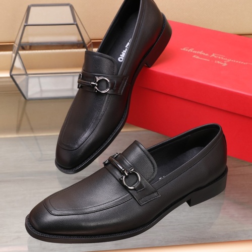 Salvatore Ferragamo Leather Shoes For Men #1070454 $88.00 USD, Wholesale Replica Salvatore Ferragamo Leather Shoes