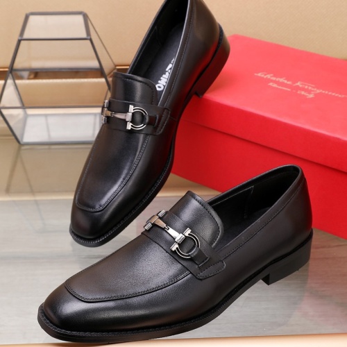Salvatore Ferragamo Leather Shoes For Men #1070458