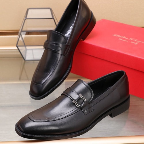 Salvatore Ferragamo Leather Shoes For Men #1070460 $88.00 USD, Wholesale Replica Salvatore Ferragamo Leather Shoes