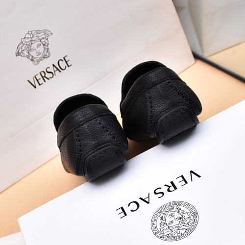 Replica Versace Leather Shoes For Men #1070527 $80.00 USD for Wholesale