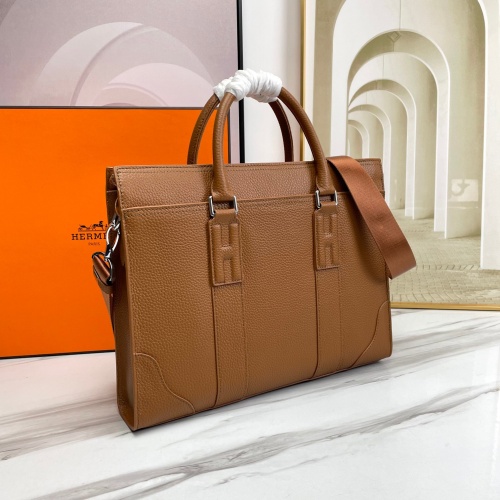 Replica Hermes AAA Man Handbags #1070607 $150.00 USD for Wholesale