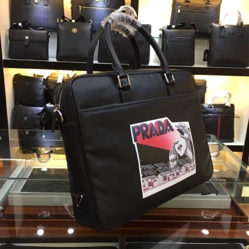 Replica Prada AAA Man Handbags #1070624 $140.00 USD for Wholesale