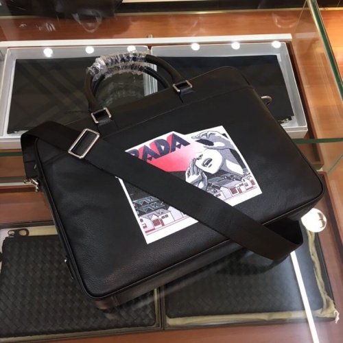 Replica Prada AAA Man Handbags #1070624 $140.00 USD for Wholesale