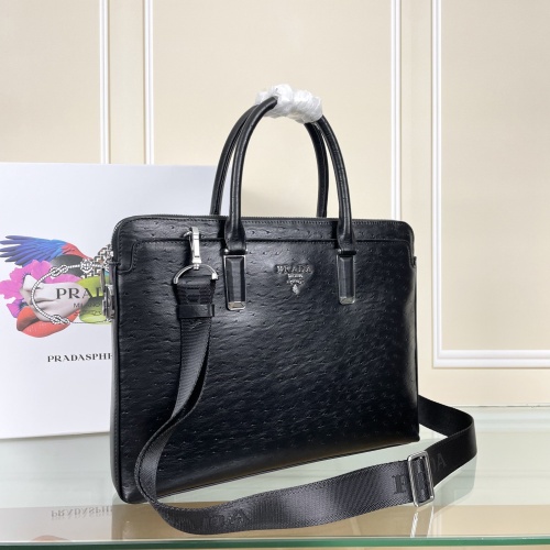 Replica Prada AAA Man Handbags #1070630 $165.00 USD for Wholesale