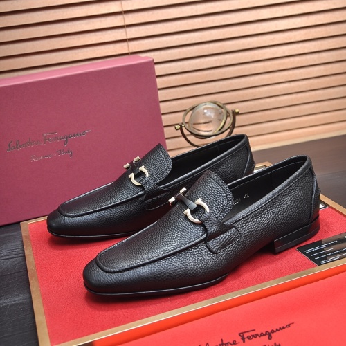 Salvatore Ferragamo Leather Shoes For Men #1070678 $102.00 USD, Wholesale Replica Salvatore Ferragamo Leather Shoes