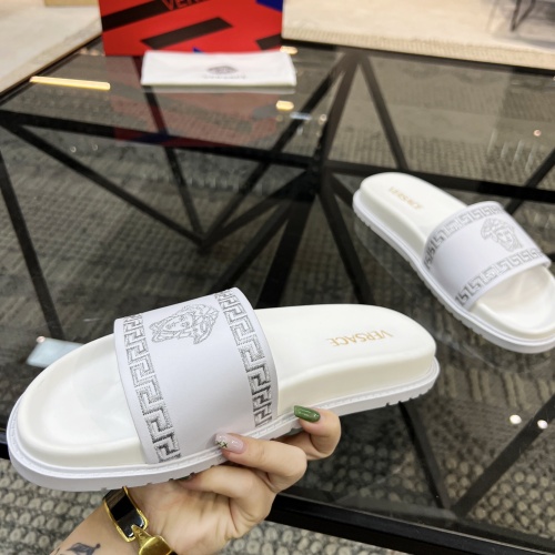 Replica Versace Slippers For Men #1070865 $56.00 USD for Wholesale