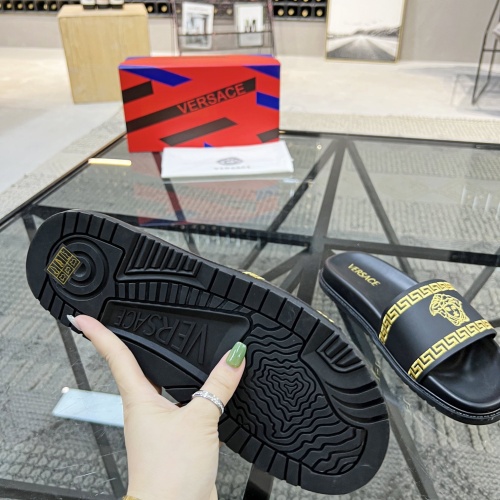 Replica Versace Slippers For Men #1070871 $56.00 USD for Wholesale