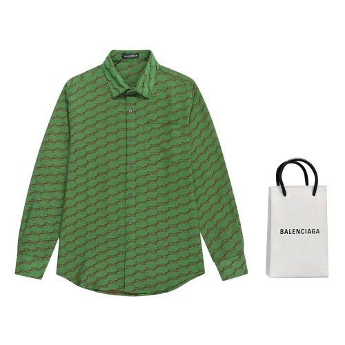 Balenciaga Shirts Long Sleeved For Unisex #1070872 $60.00 USD, Wholesale Replica Balenciaga Shirts