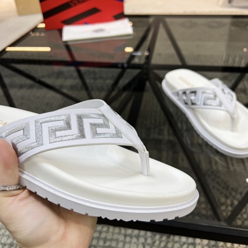 Replica Versace Slippers For Men #1070880 $56.00 USD for Wholesale