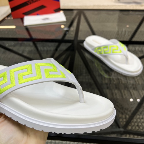 Replica Versace Slippers For Men #1070881 $56.00 USD for Wholesale
