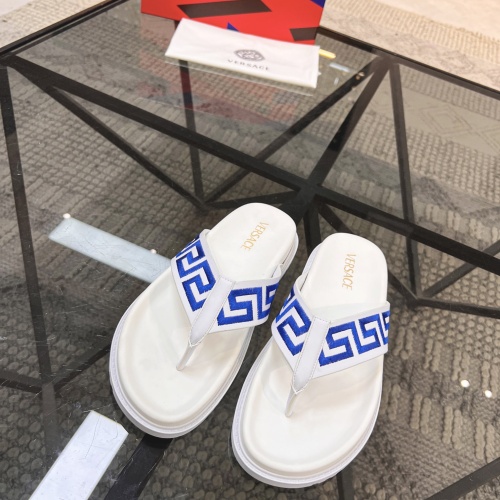 Replica Versace Slippers For Men #1070891 $56.00 USD for Wholesale