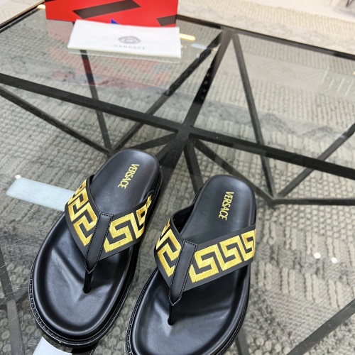 Replica Versace Slippers For Men #1070892 $56.00 USD for Wholesale