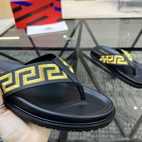 Replica Versace Slippers For Men #1070892 $56.00 USD for Wholesale