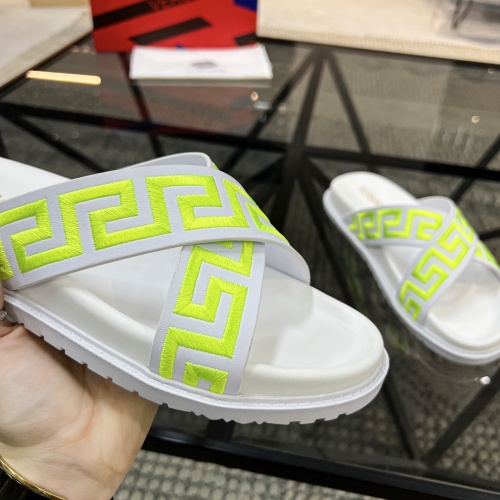 Replica Versace Slippers For Men #1070897 $56.00 USD for Wholesale