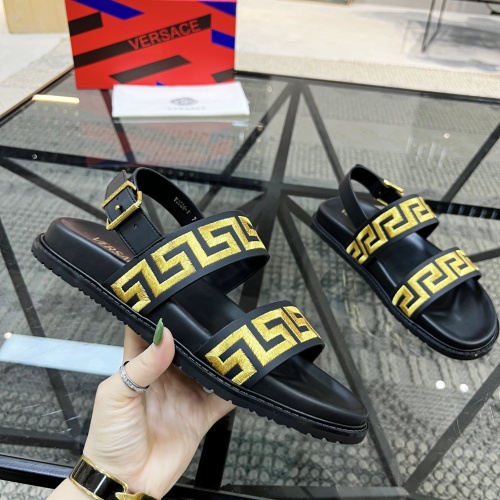 Replica Versace Sandal For Men #1070927 $56.00 USD for Wholesale
