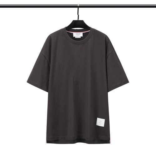 Thom Browne TB T-Shirts Short Sleeved For Unisex #1070930 $52.00 USD, Wholesale Replica Thom Browne TB T-Shirts