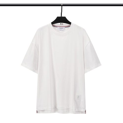 Thom Browne TB T-Shirts Short Sleeved For Unisex #1070936 $52.00 USD, Wholesale Replica Thom Browne TB T-Shirts