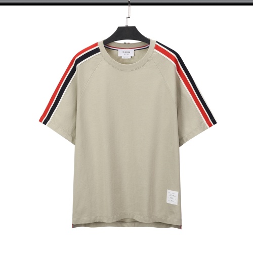 Thom Browne TB T-Shirts Short Sleeved For Unisex #1070939 $52.00 USD, Wholesale Replica Thom Browne TB T-Shirts