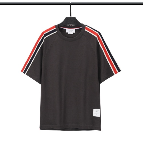 Thom Browne TB T-Shirts Short Sleeved For Unisex #1070943 $52.00 USD, Wholesale Replica Thom Browne TB T-Shirts