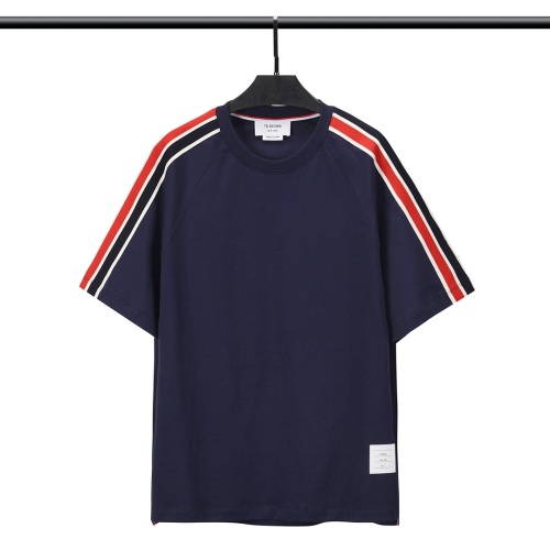 Thom Browne TB T-Shirts Short Sleeved For Unisex #1070944 $52.00 USD, Wholesale Replica Thom Browne TB T-Shirts