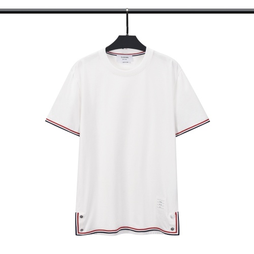 Thom Browne TB T-Shirts Short Sleeved For Unisex #1070950 $52.00 USD, Wholesale Replica Thom Browne TB T-Shirts