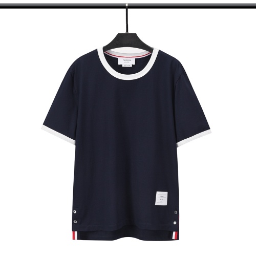 Thom Browne TB T-Shirts Short Sleeved For Unisex #1070953 $52.00 USD, Wholesale Replica Thom Browne TB T-Shirts