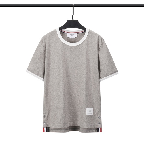 Thom Browne TB T-Shirts Short Sleeved For Unisex #1070955 $52.00 USD, Wholesale Replica Thom Browne TB T-Shirts