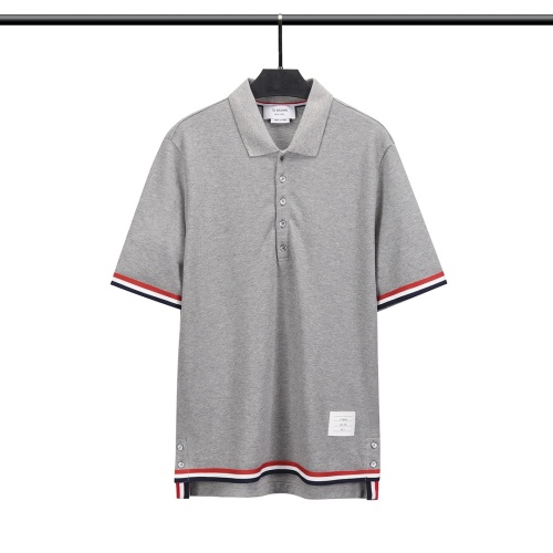 Thom Browne TB T-Shirts Short Sleeved For Unisex #1070956 $52.00 USD, Wholesale Replica Thom Browne TB T-Shirts
