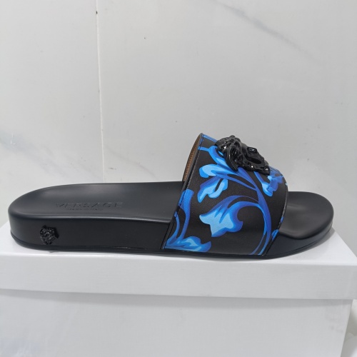 Replica Versace Slippers For Men #1071005 $48.00 USD for Wholesale