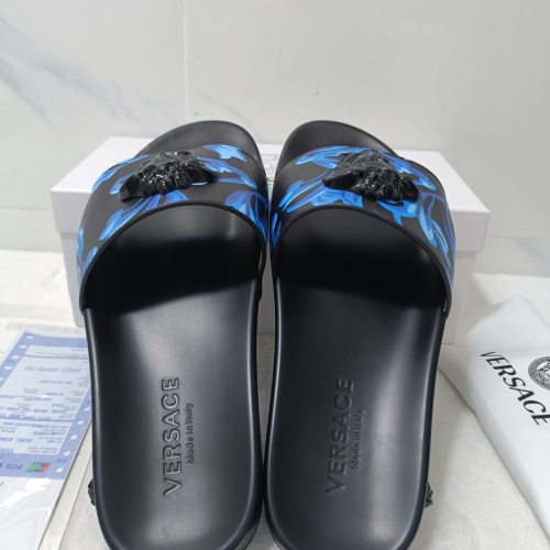 Replica Versace Slippers For Men #1071005 $48.00 USD for Wholesale