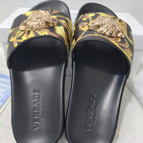 Replica Versace Slippers For Men #1071006 $48.00 USD for Wholesale