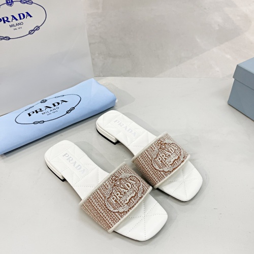 Replica Prada Slippers For Women #1071119 $76.00 USD for Wholesale