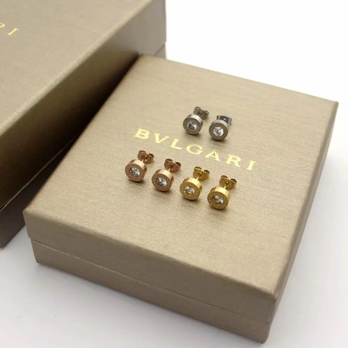 Replica Bvlgari Earrings For Women #1071173 $24.00 USD for Wholesale