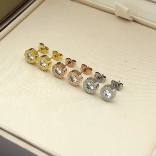 Replica Bvlgari Earrings For Women #1071174 $24.00 USD for Wholesale