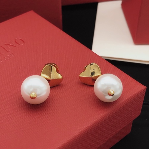 Replica Valentino Earrings For Women #1071183 $27.00 USD for Wholesale