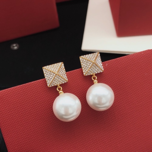 Replica Valentino Earrings For Women #1071184 $32.00 USD for Wholesale