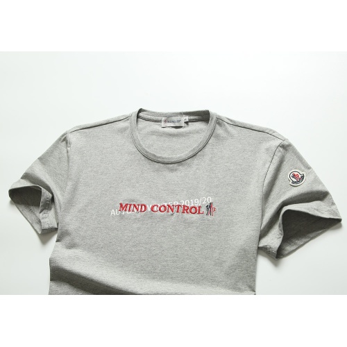 Replica Moncler T-Shirts Short Sleeved For Men #1071257 $25.00 USD for Wholesale