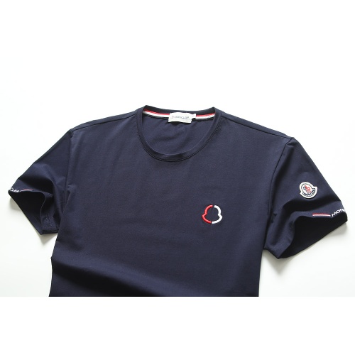 Replica Moncler T-Shirts Short Sleeved For Men #1071268 $25.00 USD for Wholesale