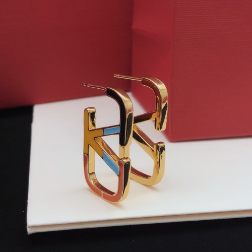 Replica Valentino Earrings For Women #1071596 $32.00 USD for Wholesale