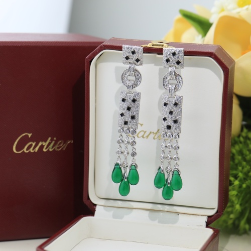 Replica Cartier Earrings For Women #1071627 $45.00 USD for Wholesale